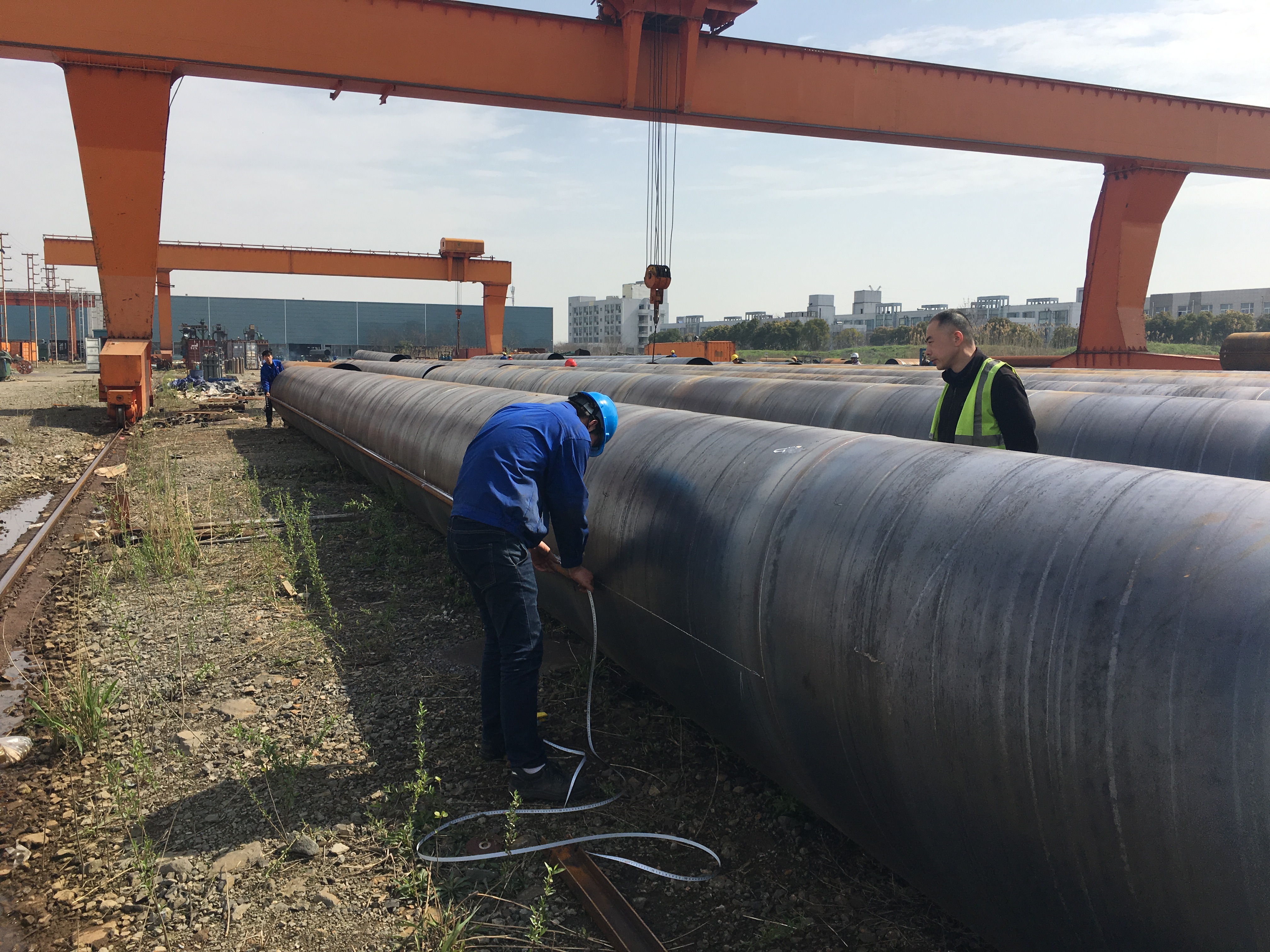 Locking Steel Pipe Pile Cofferdam for Qingshan Changjiang River Bridge